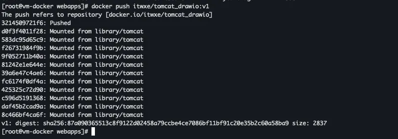 docker推送镜像到官方仓库